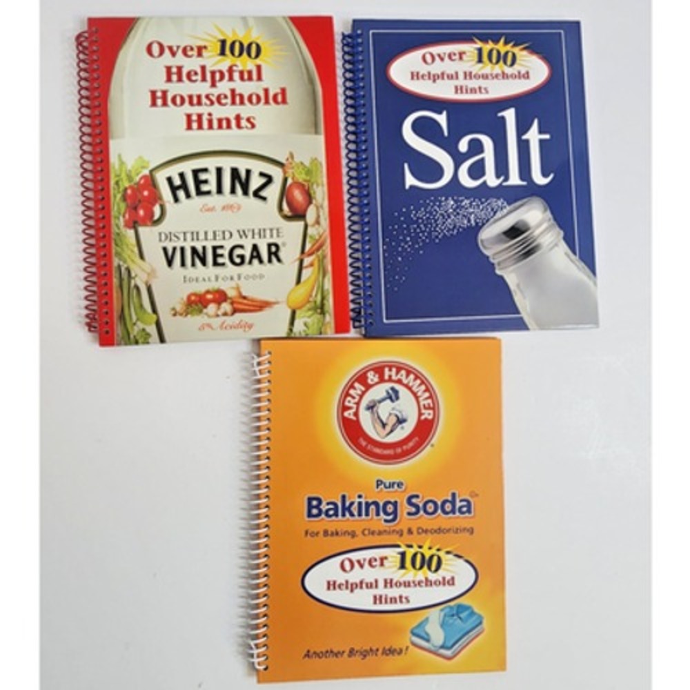OVER 100‎ HELPFUL HOUSEHOLD HINTS SALT, ARM & HAMMER BAKING SODA, HEINZ VINEGAR